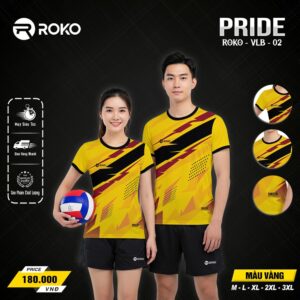 Áo Thể Thao ROKO VLB-02 Màu Vàng Năng Động