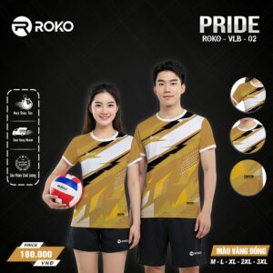Áo Thể Thao ROKO PRIDE VLB-02 - Vàng Đồng Đột Phá