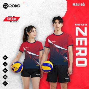 Áo Thể Thao ROKO-VLB-05 Màu Đỏ – Phong Cách Mạnh Mẽ Năng Động
