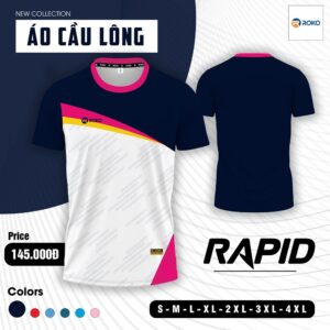 Áo Cầu Lông Roko 01 Rapid Màu Tím Than