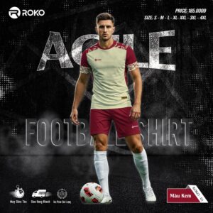 Áo Bóng Đá ROKO Agile - Màu Kem