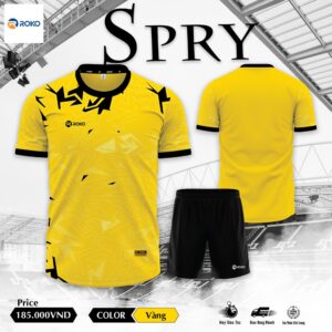 Áo không logo ROKO SPRY màu vàng – Năng động và nổi bật trên sân cỏ