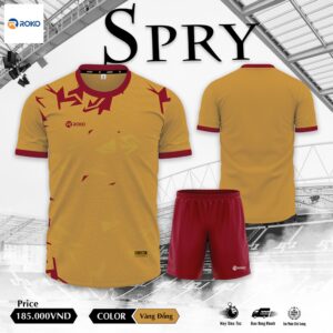 Bộ Quần Áo Thể Thao Roko Spry Màu Vàng Đồng