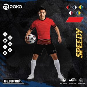 Áo Không Logo ROKO SPEEDY Màu Đỏ - Năng Lượng & Cá Tính