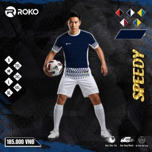 Áo quần thể thao ROKO SPEEDY xanh navy - phong cách tốc độ mạnh mẽ