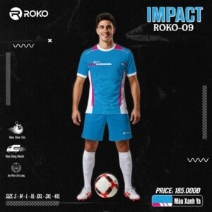 Áo Thể Thao Roko 09 Impact Màu Xanh Ya – Năng Động, Cá Tính, Thoáng Mát