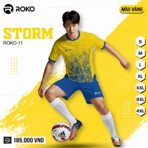 ROKO-11 Storm Màu Vàng – Trang Phục Thể Thao Đỉnh Cao Cho Người Yêu Thể Chất