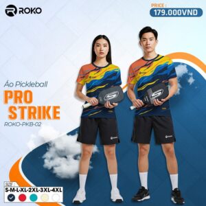 Áo Pickleball Pro Strike ROKO-PKB-02 – Tím than chuyển sóng